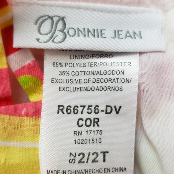 *SOLD* Bonnie Jean Floral Dress Size 2T - Picture 6 of 8